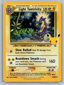 Light Toxtricity Promo SWSH: Sword & Shield Promo Cards Holofoil SWSH137 NM - Image 1
