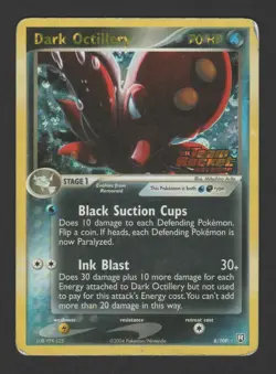 Dark Octillery Reverse Holo EX Team Rocket Returns 8/109 ENG - Pokemon Card - Image 1