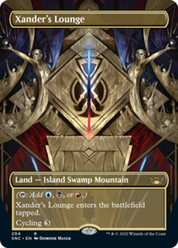 Slightly Played, English - 1 x MTG Xander's Lounge - Borderless Streets of New C - Image 1