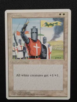 Crusade 4th Edition MtG Rare Magic NM/SP - Image 1