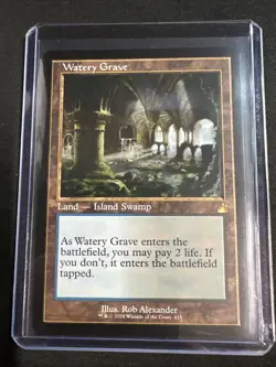 Watery Grave 415 Mtg Ravnica Remastered NM Retro Frame - Image 1