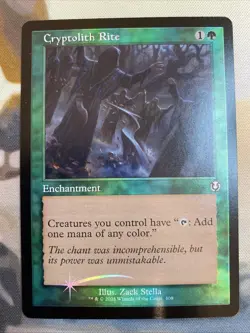 MTG FOIL Cryptolith Rite Retro Frame - Innistrad Remastered #408 - Image 1