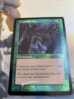 MTG FOIL Cryptolith Rite Retro Frame - Innistrad Remastered #408 - Image 2