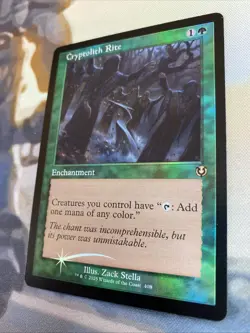 MTG FOIL Cryptolith Rite Retro Frame - Innistrad Remastered #408 - Image 4