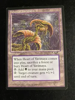 MTG - LP - 1 X Heart of Yavimaya - Alliances - Image 2