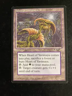 MTG - LP - 1 X Heart of Yavimaya - Alliances - Image 4