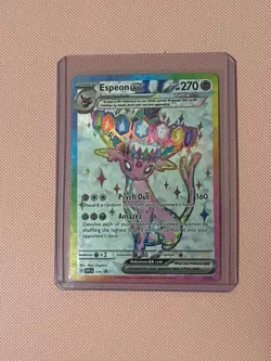 Espeon ex 175 SVP Black Star Promo Prismatic Evolutions Figure Collection - Image 1