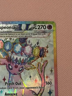 Espeon ex 175 SVP Black Star Promo Prismatic Evolutions Figure Collection - Image 2