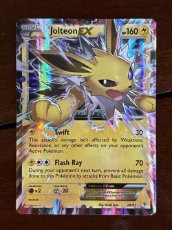 Pokemon Generations Jolteon Ex 28/83 Holo Rare - Image 1