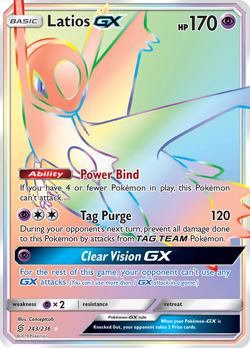 Latios GX (243/236) Sun & Moon: Unified Minds​ - Near Mint Holofoil Pokemon TCG - Image 1
