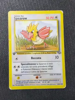 Pokemon TCG Spearow Jungle 62/64 1st Edition Common - Italian - Image 1