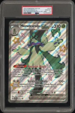 PSA 10 - 2024 POKEMON SVP EN- BLACK STAR PROMO 078 MEOWSCARADA EX JUMBO | POP 9 - Image 1