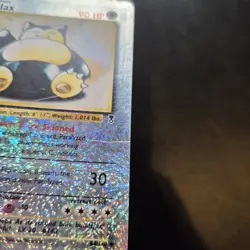 Pokemon Card - Snorlax 64/110 Reverse Holo Legendary Collection WOTC Vintage - Image 3
