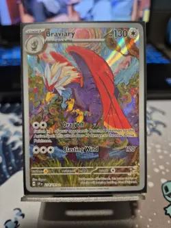 Pokemon TCG Braviary Full Art Surging Sparks Card 214/191 NM Condition - Image 1