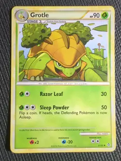 Pokemon TCG Grotle HSUnleashed 31/95 Regular Uncommon NM - Image 1