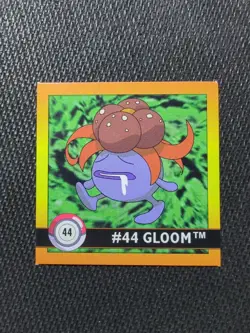 Gloom #44 Pokemon 1999 Artbox Sticker NM - Image 1
