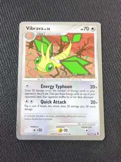 Pokemon TCG Vibrava Rising Rivals 53 Regular Uncommon - World Championships 2009 - Image 1