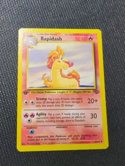 Pokemon TCG Rapidash Jungle 44/64 1st Edition - Mitsuhiro Arita - Image 1