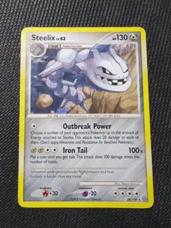 Pokemon TCG Steelix Stormfront 28/100 Regular Rare - Image 1
