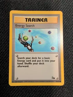 Pokemon TCG Energy Search Fossil 59/62 1999-2000 3rd Print NM - Image 1