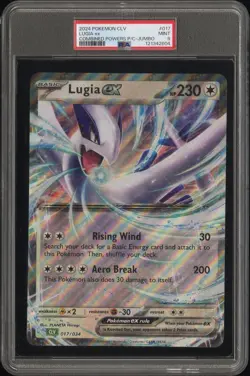 PSA 9 - 2024 POKEMON COMBINED POWERS PREMIUM COLLECTION 017 LUGIA EX JUMBO - Image 1
