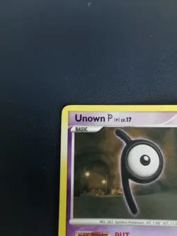 Pokemon Card Unown P 33/100 D&P Majestic Dawn Non-Holo Rare - Image 2
