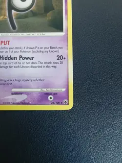 Pokemon Card Unown P 33/100 D&P Majestic Dawn Non-Holo Rare - Image 5