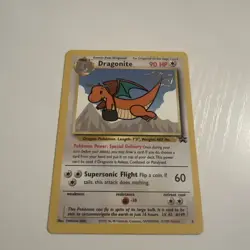 Dragonite - 5 Pokemon 1999 WB First Movie - Black Star Promo LP - Image 1