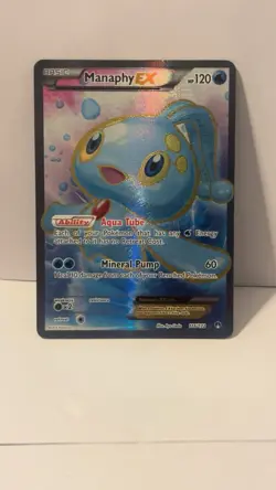 Pokemon TCG Manaphy EX XY Breakpoint Holo Full Art Ultra Rare - Image 1