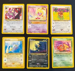 Pokemon Vintage Neo Revelation Uncommon Common - Lot of 6 - Image 1