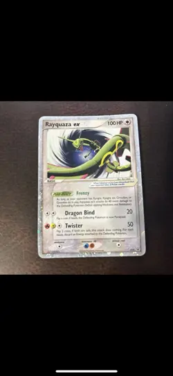Pokemon TCG Rayquaza EX 039 Ultra Rare Holo Black Star Promo 2006 - Image 1