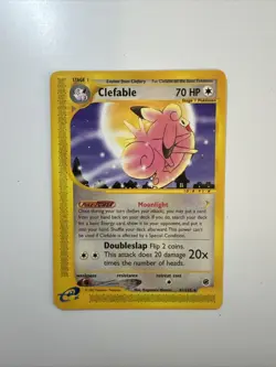 Clefable 41/165 Non Holo Rare Expedition E-Reader Pokemon WOTC 2002 English - Image 1