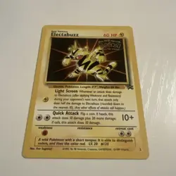 Pokemon TCG Electabuzz Black Star Promo 2 Movie Promo WOTC Vintage - Image 1