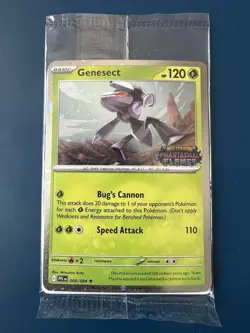 Pokemon Phantasmal Flames Genesect 008/094 Promo Stamped Sealed TCG - Image 1