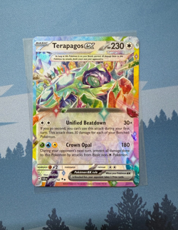 Pokemon Stellar Crown Terapagos ex 128/142 Holo Double Rare Near Mint - Image 3