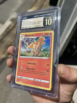 CGC Pristine 10 Rapidash Classic Charizard & Ho-Oh ex Deck 2023 #5 Holo Pokemon - Image 4