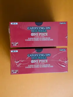 *LOT OF 2* One Piece OP-13 Carrying on His Will New Booster Box English Sealed - Image 2
