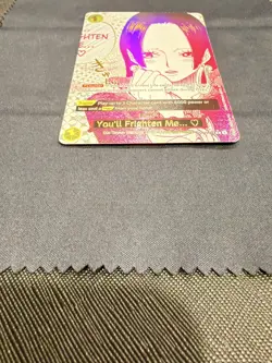 One Piece TCG OP14-118 ALT ART You'll Frighten Me...The Azure Sea's Seven SP Boa - Image 2
