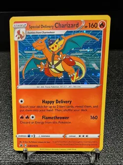 Pokemon Special Delivery Charizard SWSH075 SWSH: Sword & Shield Promo Card - NM - Image 1