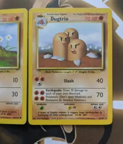 Vintage Pokemon Card Lot - Diglett & Dugtrio Base Set Unlimited - 1999 WOTC - Image 2