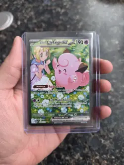 Pokemon TCG Lillie's Clefairy EX Journey Together Sir Card 184/159 NM Condition - Image 1
