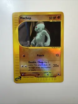 Pokemon TCG Machop Expedition Reverse Holo Card 117/165 - Image 1