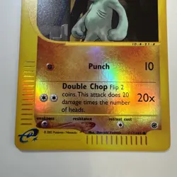 Pokemon TCG Machop Expedition Reverse Holo Card 117/165 - Image 3
