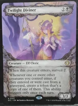 Twilight Diviner 0315 (Showcase) Lorwyn Eclipsed Regular NM/M pack fresh - Image 1