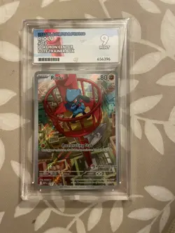 Riolu #010 Pokemon Center Stamped Promo Elite Trainer Box Mega Evolutions Ace 9 - Image 1
