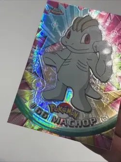 2000 TOPPS CHROME POKEMON T.V. SPECTRA #66 MACHOP Nm-mt To Mint - Image 2