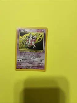 Pokemon TCG Mr. Mime Jungle 6/64 Holo Unlimited Holo Rare - Image 5