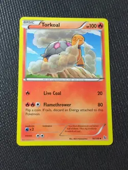 Pokemon TCG Torkoal Flashfire 16/106 Uncommon - Image 1