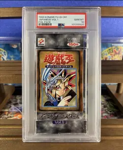 Yu-gi-oh Yu-Gi-Oh Volume 1 Vol.1 1999 Original Factory Sealed Pack PSA 10 - Image 1