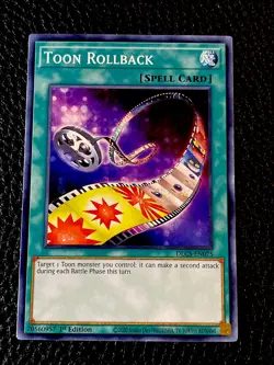Toon Rollback DLCS-EN075 Yugioh 1st Edition (New) - Image 1